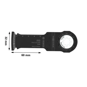 Погружное пильное полотно starlock 60 x 32 мм bosch Thumbnail 2