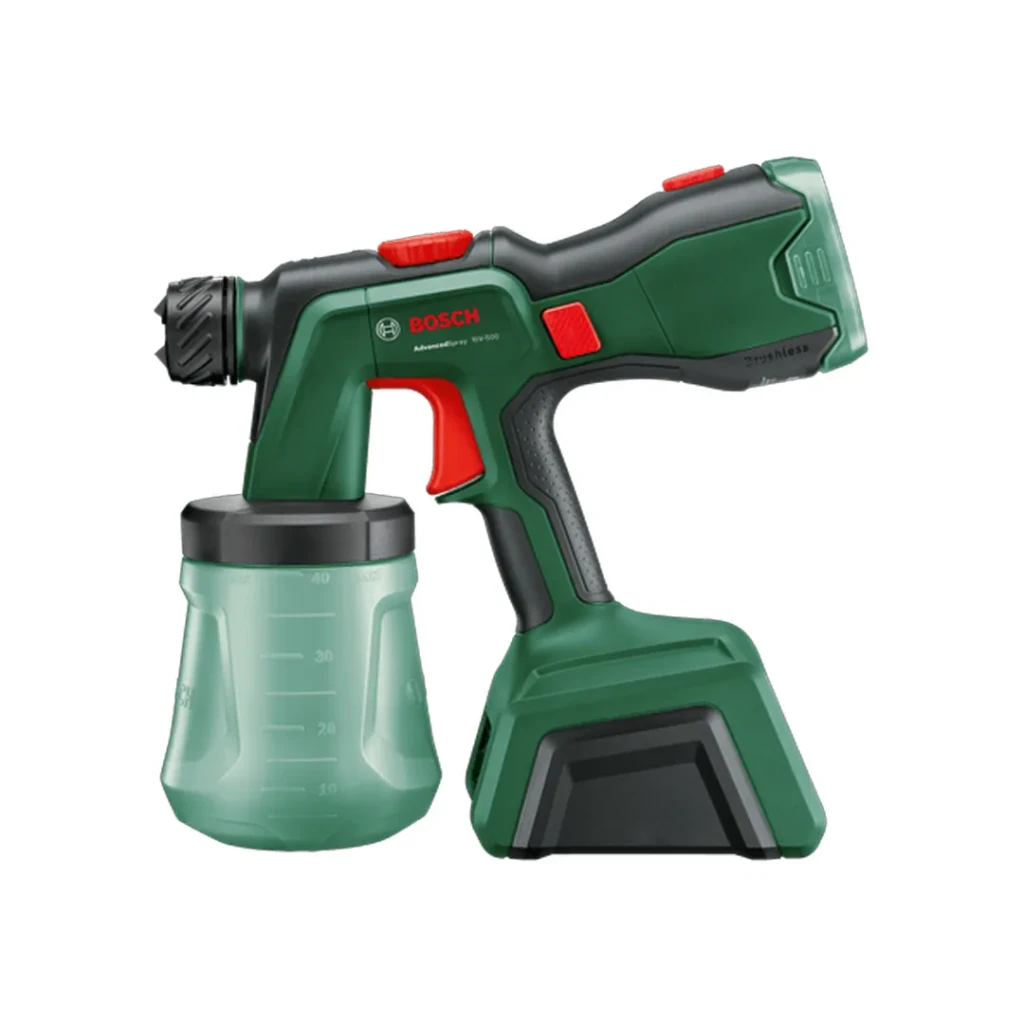 Pistol electric de vopsit pe acumulator advancedspray 1.2 l 18 v bosch 2