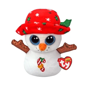 Снеговик в шапке brrrnie 15 см (beanie boos)