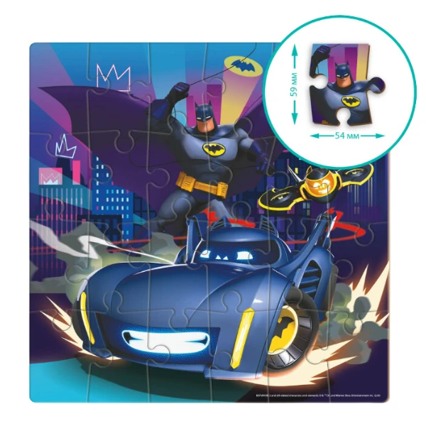 Пазл "batwheels: бэтмобиль бам", серия progressive, 24 элем. 5