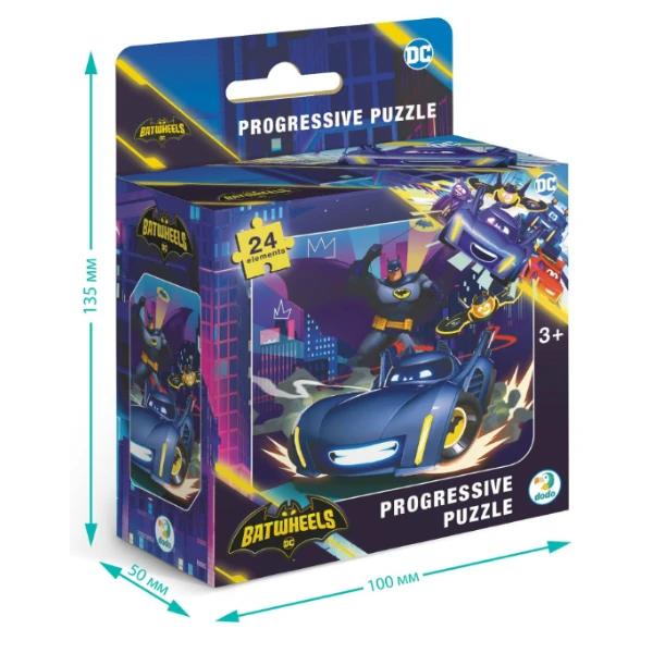 Пазл "batwheels: бэтмобиль бам", серия progressive, 24 элем. 6