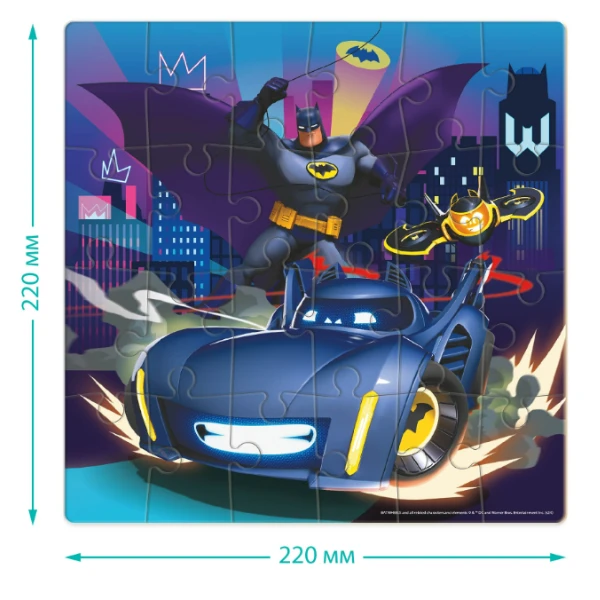 Пазл "batwheels: бэтмобиль бам", серия progressive, 24 элем. 4