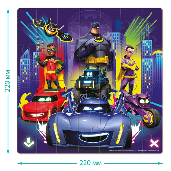 Пазл "batwheels: созываю всех бетмобилистов", серия progressive, 28 элем. 6