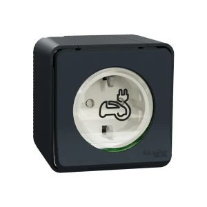 Priză pentru automobil electric mureva 16 a 220 - 240 v antracit schneider-electric