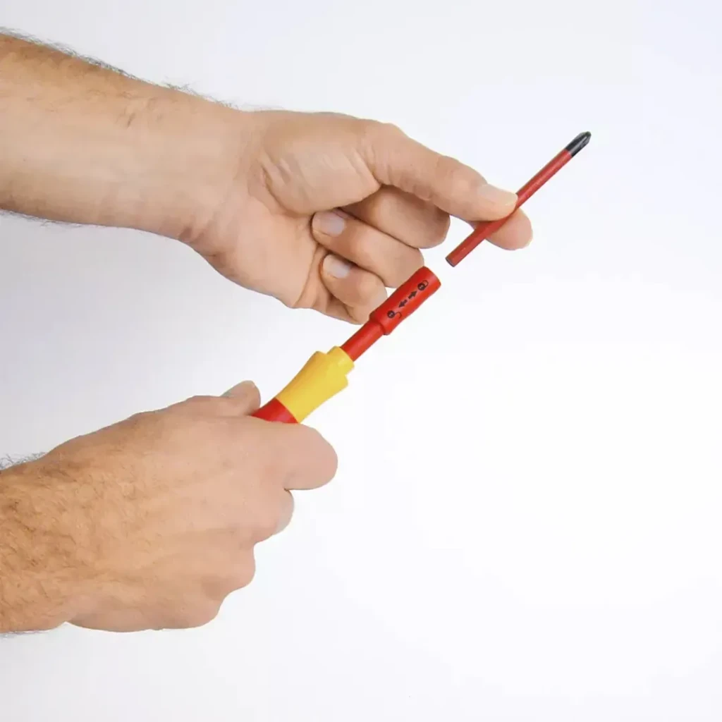 Набор отверток и отверточных насадок ph, pz, sl, tx, hex 75 мм slimvario 1000 в wiha 3