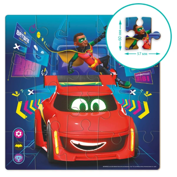Puzzle "batwheels: pasărea roșie red", seria progressive, 20 el. 5