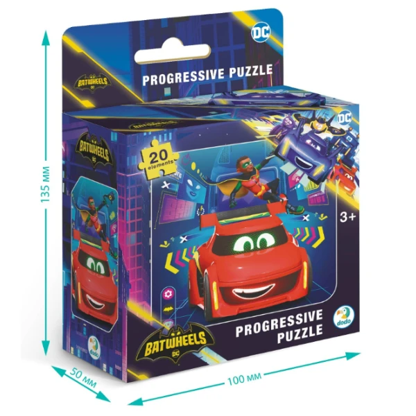Puzzle "batwheels: pasărea roșie red", seria progressive, 20 el. 6