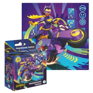 Puzzle &quot;Batwheels: Motocicleta Batgirl Bibi&quot;, seria Progressive, 16 el.