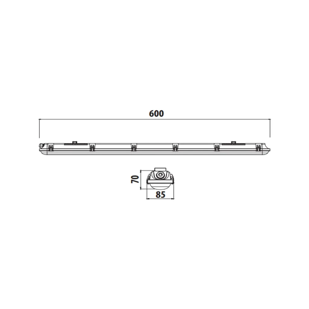Felinar led navigator/xl-24 24 w 6400 k 2400 lm 220 - 240 v horoz ip65 2