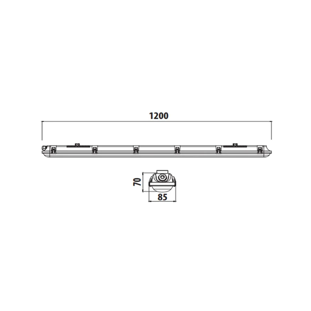 Felinar led navigator/xl-48 48 w 6400 k 4800 lm 220 - 240 v horoz ip65 2