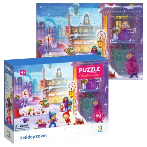 Puzzle &quot;Orașul Sărbătorilor&quot;, seria Crăciun, 60 elem.