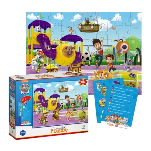 Joc de dezvoltare-puzzle &quot;Patrula cățelușilor la plimbare&quot;, seria Wimmelpuzzle, 60 elem.