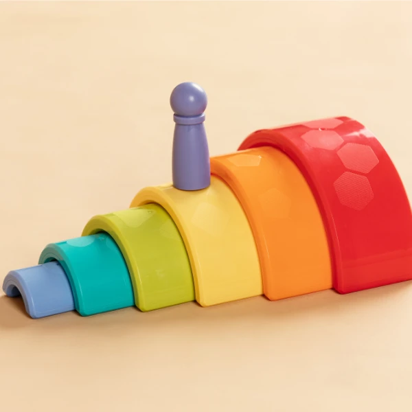 Jucărie de tras cu sfoară "cameleonul curcubeu" 10