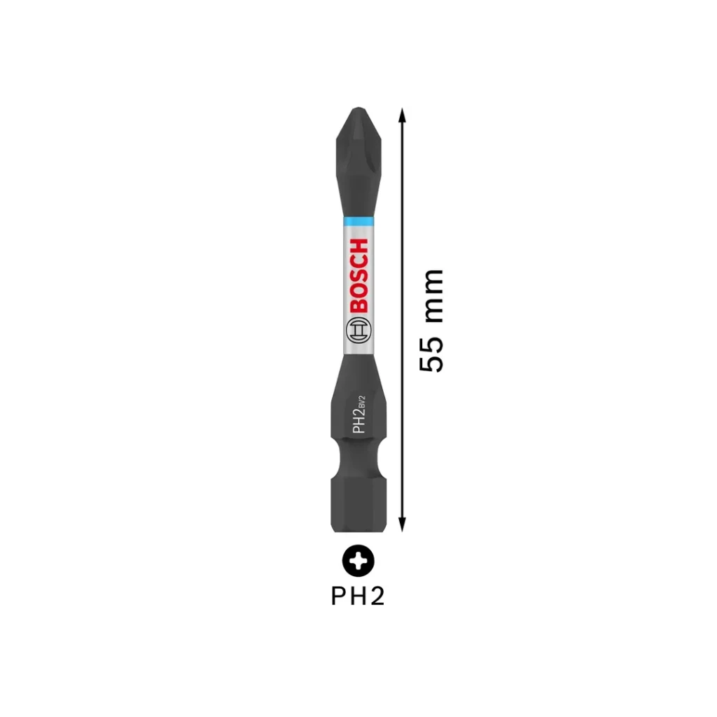 Набор бит 15 шт. ph2 1/4" 55 мм bosch 2