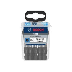 Set biți 15 buc. ph2 1/4" 55 mm bosch