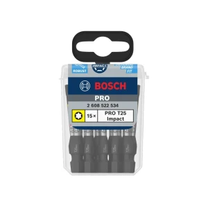 Set biți de impact 15 buc. t25 1/4" 55 mm bosch