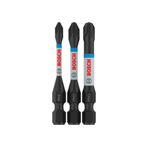 Набор бит 3 шт. ph1, ph2, ph3 1/4" 55 мм bosch