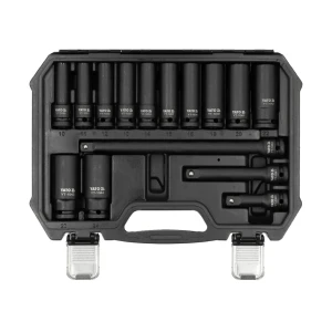 Набор длинных ударных головок шестигранный 18 шт. as-drive 10 - 24 мм 1/2" (12.7 мм) yato Thumbnail 3