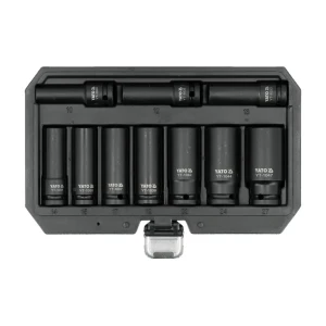 Набор длинных ударных головок шестигранный 10 шт. as-drive 10 - 27 мм 1/2" (12.7 мм) yato Thumbnail 2