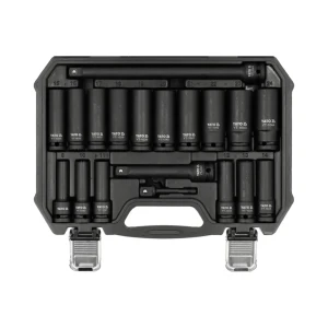 Набор длинных ударных головок шестигранный 19 шт. as-drive 8 - 24 мм 1/4" - 1/2" yato Thumbnail 2