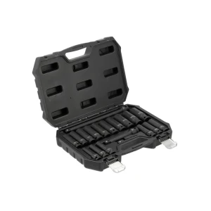 Набор длинных ударных головок шестигранный 19 шт. as-drive 8 - 24 мм 1/4" - 1/2" yato