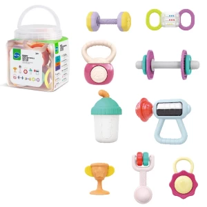 Набор погремушек и присосок "Baby Gym", 9 моделей