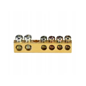 Șină zero 6/1 2 x 5 mm + 4 x 4 mm 220 - 240 v horoz