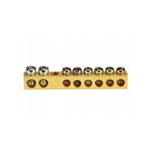 Șină zero 8/1 2 x 5 mm + 6 x 4 mm 220 - 240 v horoz