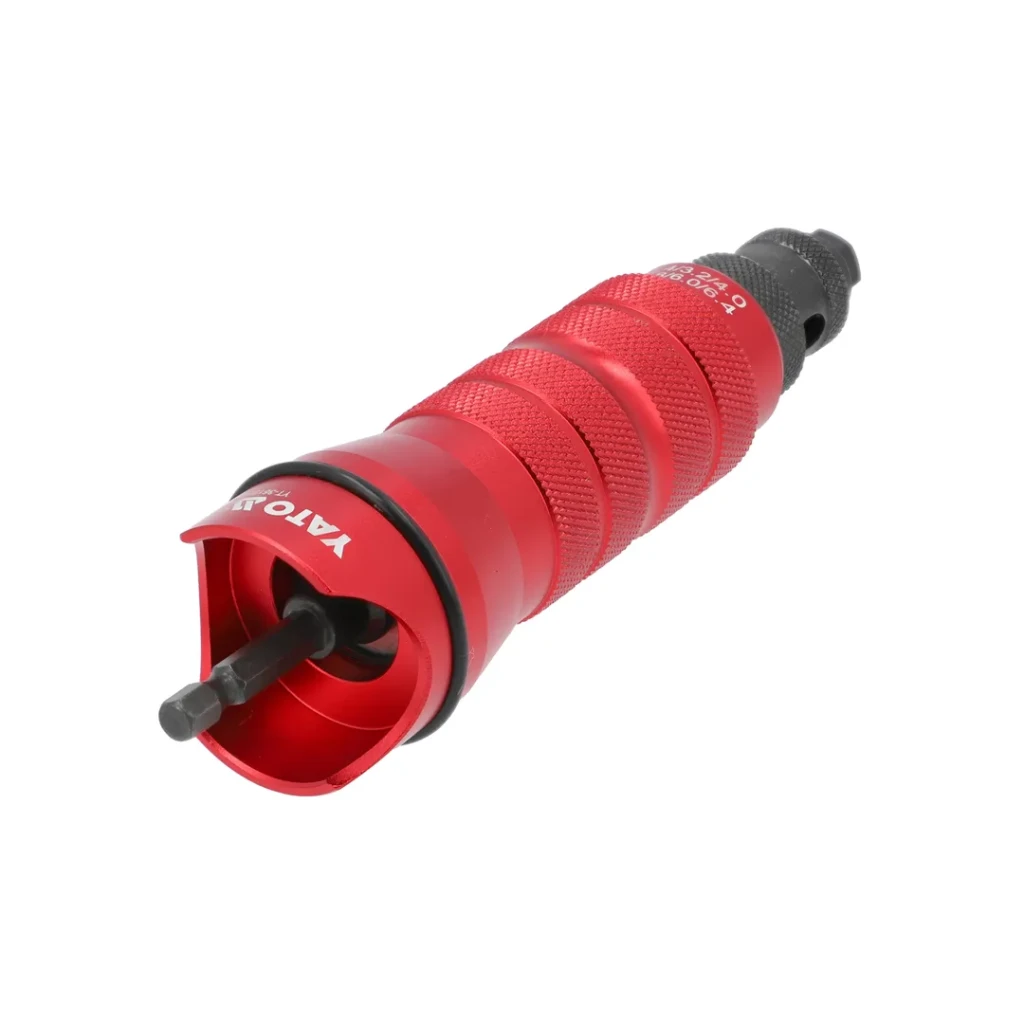 Адаптер заклёпочник для вытяжных заклепок 1/4'' 2.4 - 6.4 мм yato 2
