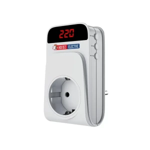 Priză adaptor cu protecție la supratensiune protex-r 2p+e 16 a 220 - 240 v horoz