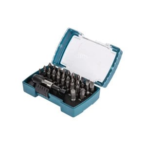 Набор бит с держателем шестигранный 32 шт. sl, ph, pz, tx 1/4" 25 мм makita