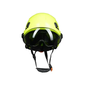 Cască de protecţie cu ochelari neo+ galben polstar Thumbnail 4