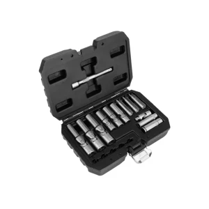 Set capete tubulare pentru bujii 18 buc. 8 - 10 mm 1/4" - 3/8" 50 - 100 mm yato