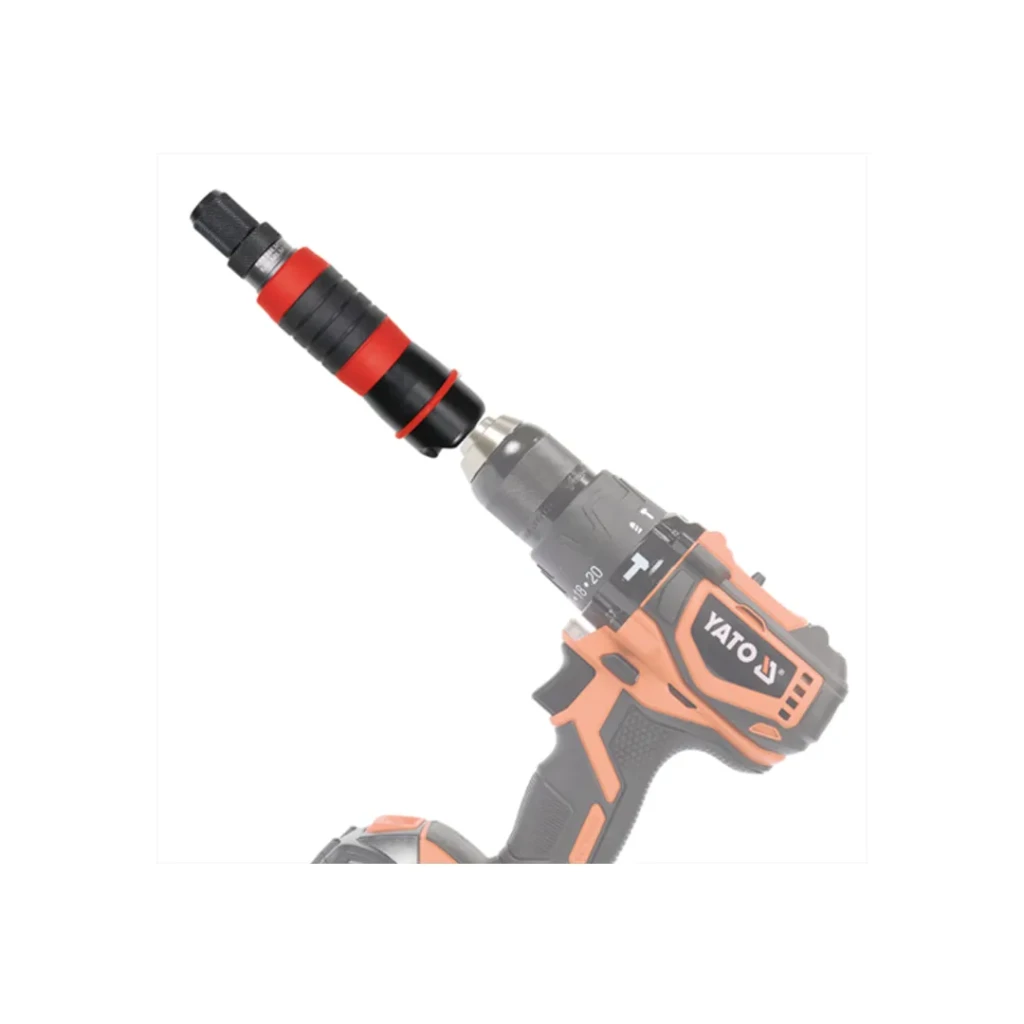Адаптер для заклепочных гаек 1/4'' m3 - m10 yato 5