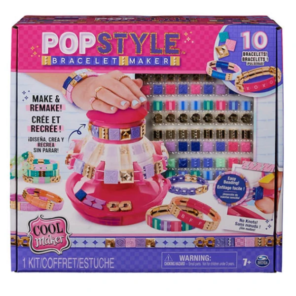 Set creativ: crearea brățărilor, seria cool maker pop style 3