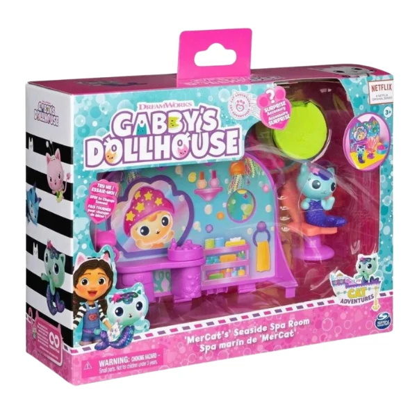 Setul "camera de spa" + accesorii, seria gabby's dollhouse 3