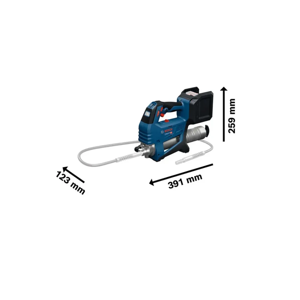Pistol de gresat pe acumulator (fără acumulator) gfp 18v-10 18 v 391 x 123 x 259 mm bosch 3