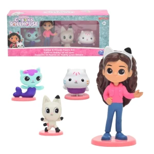 Set de figurine-mini (4 personaje), gabby's dollhouse