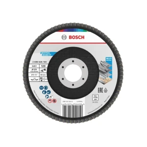 Disc lamelar frontal curbat x451 p120 125 * 22.23 mm bosch