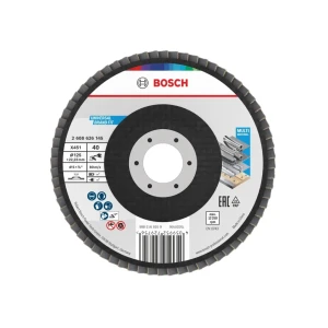 Disc lamelar frontal curbat x451 p40 125 * 22.23 mm bosch