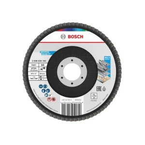 Disc lamelar frontal curbat x451 p60 125 * 22.23 mm bosch