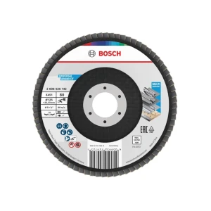 Диск лепестковый тарельчатый x451 p80 125 * 22.23 мм bosch