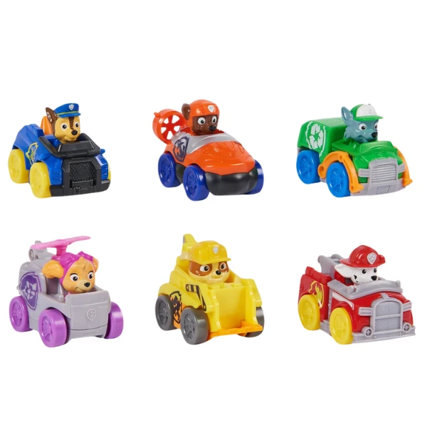 Набор из 6 машинок: pup squad racers, серия "щенячий патруль" 3