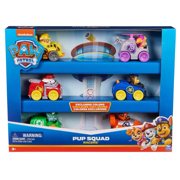Набор из 6 машинок: pup squad racers, серия "щенячий патруль" 4