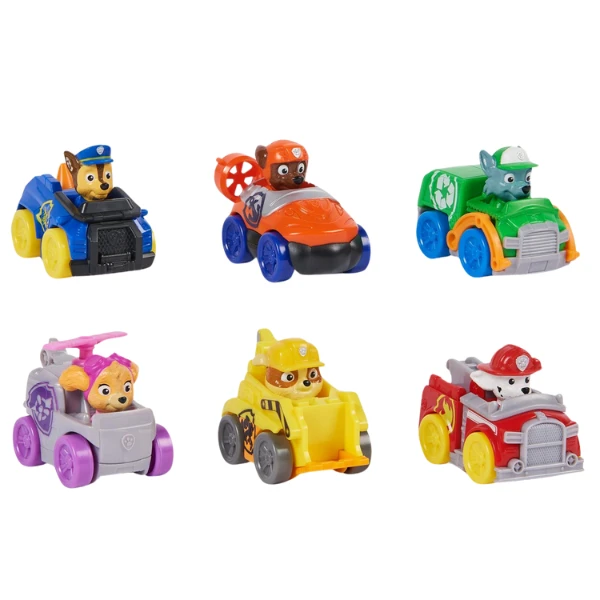 Набор из 6 машинок: pup squad racers, серия "щенячий патруль" 2