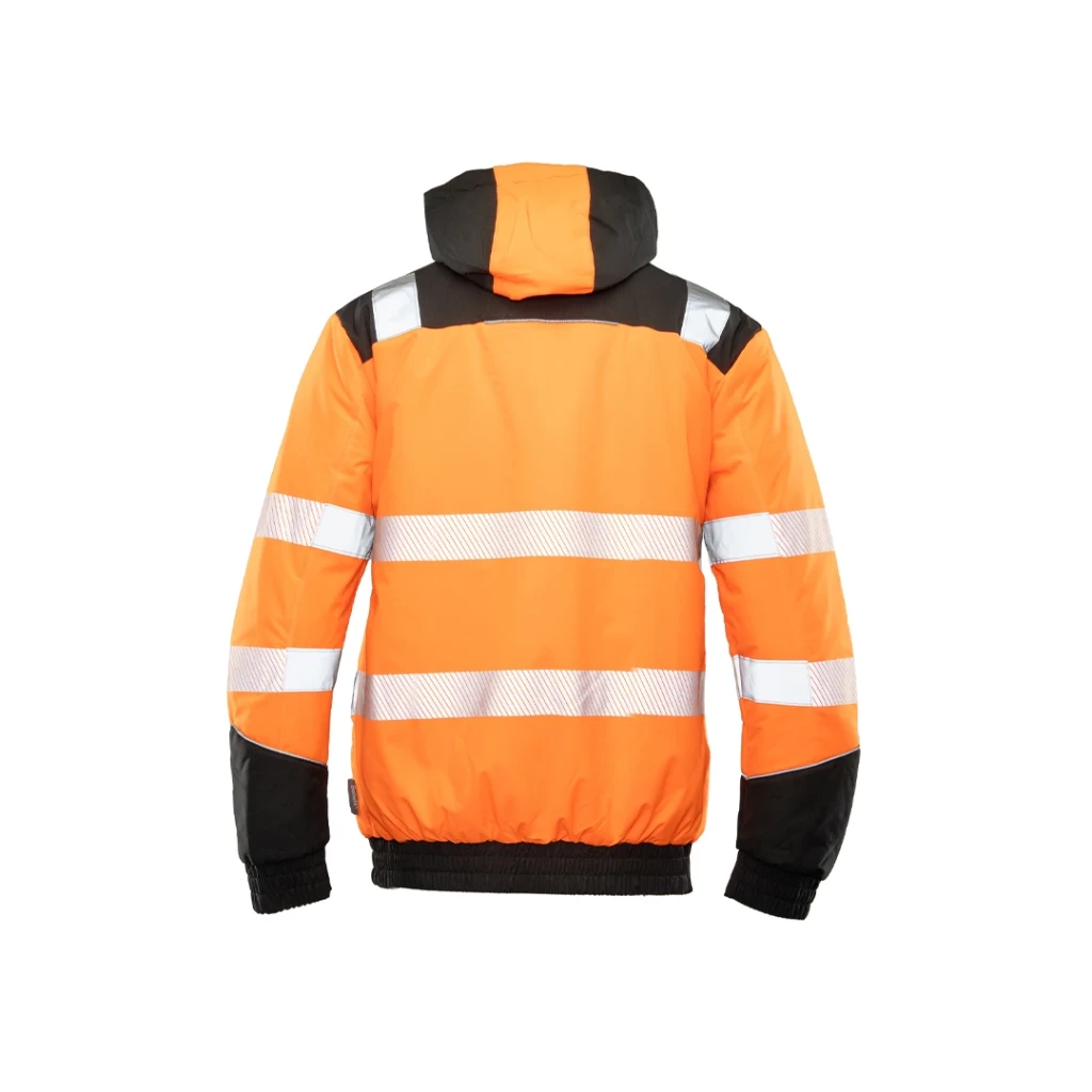 Scurtă de iarnă reflectorizantă safe xl negru/portocaliu benefit 3