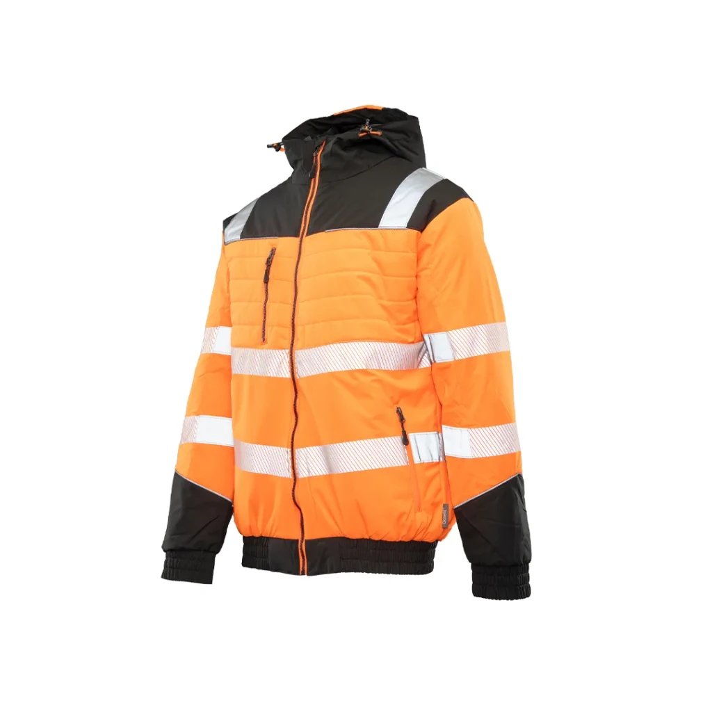 Scurtă de iarnă reflectorizantă safe xxl negru/portocaliu benefit 2