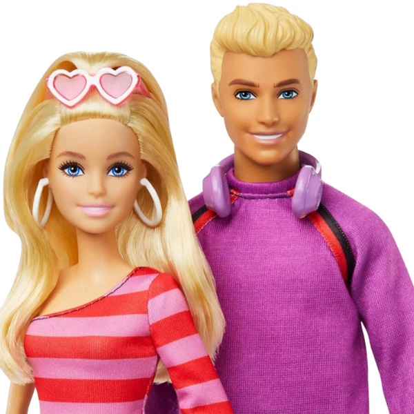 Set de păpuși barbie și ken, cu accesorii 5