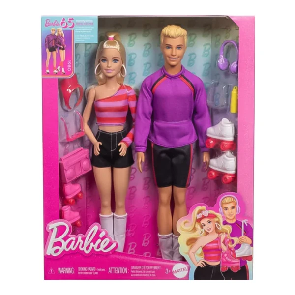 Set de păpuși barbie și ken, cu accesorii 3
