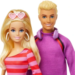 Set de păpuși barbie și ken, cu accesorii Thumbnail 5